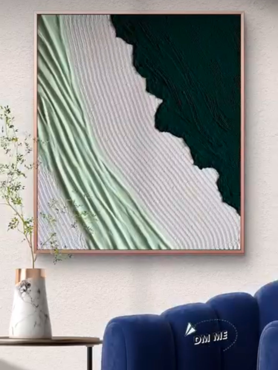Fabric Olive Green Texture Art