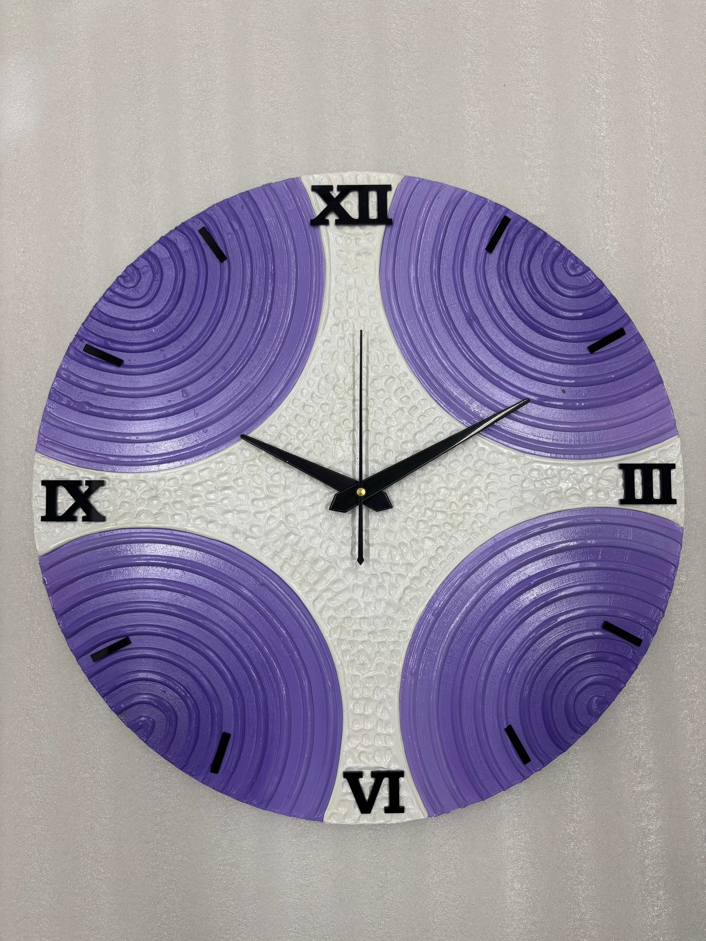 Texture wall Clock